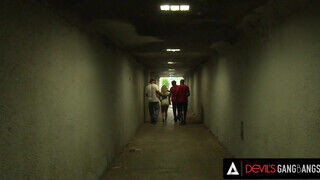 DevilsGangbangs - Spanyol milf csoportszex baszása